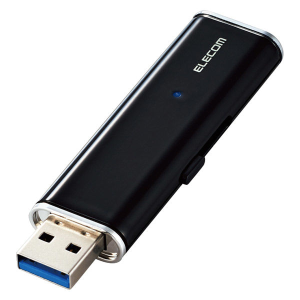 エレコム SSD 500GB 外付け ポータブル 超小型 USB3.2（Gen1）対応 ESD-EMN0500GBKR 1台