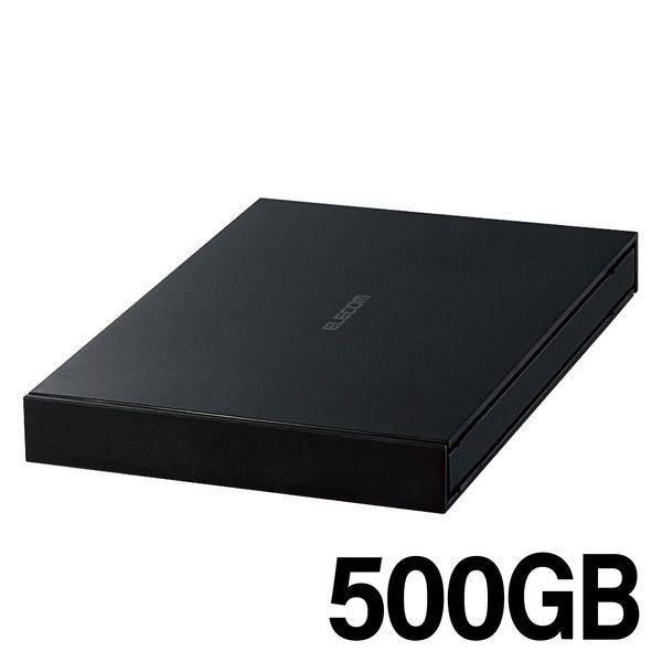 SSD 外付け ポータブル 500GB USB3.2(Gen1) 耐衝撃 ブラック ESD