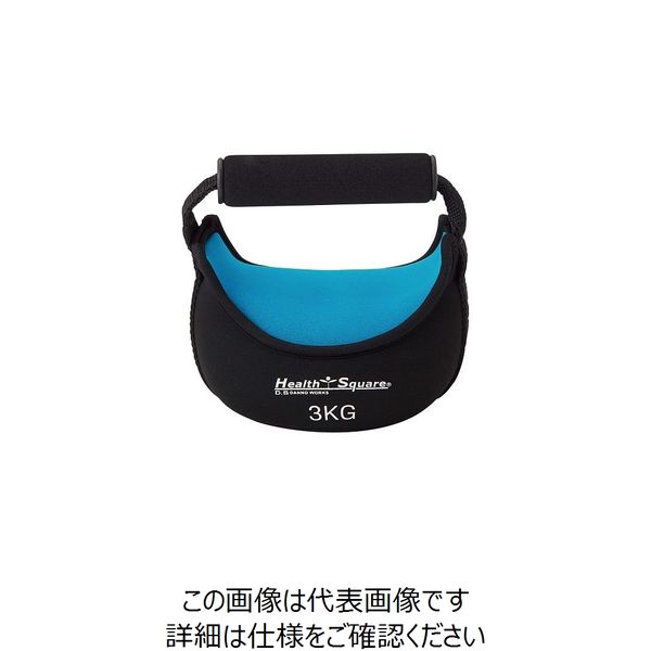 淡野製作所 ソフトケトルベル 3kg D-7267 1個 7-9056-03（直送品）