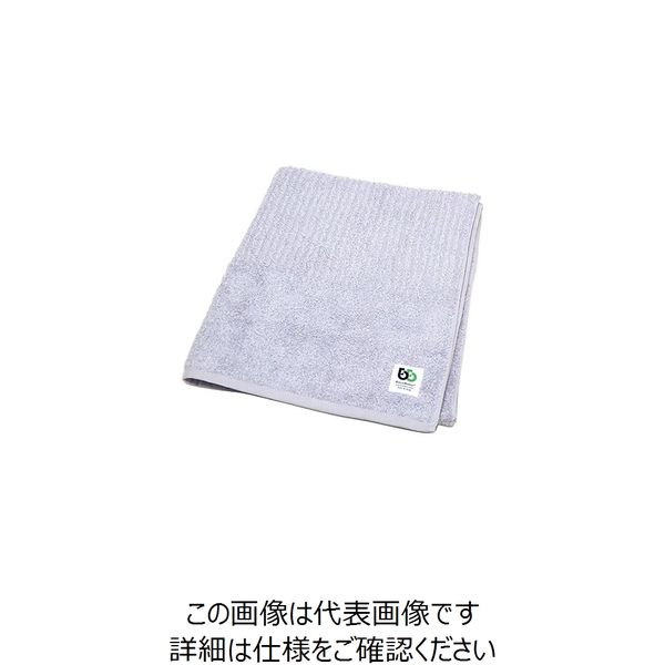 ライフリング ブリーズブロンズ 消臭バスタオル パープル T-21 1枚 7-5733-16（直送品）