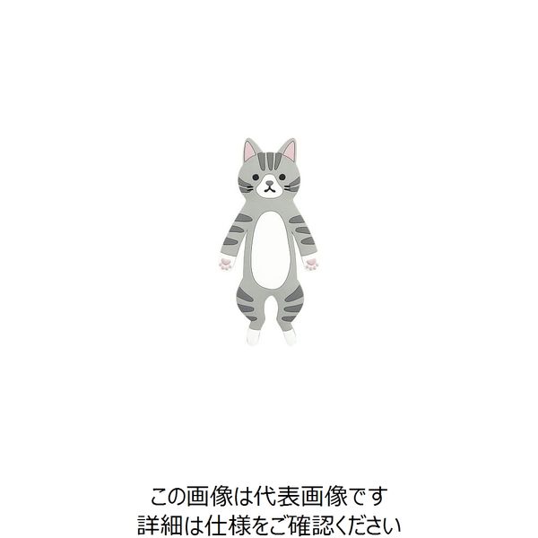 東洋ケース フック(Sticky Hook Friends!) サバトラ SH-F-10 1個 7-8937-10（直送品）