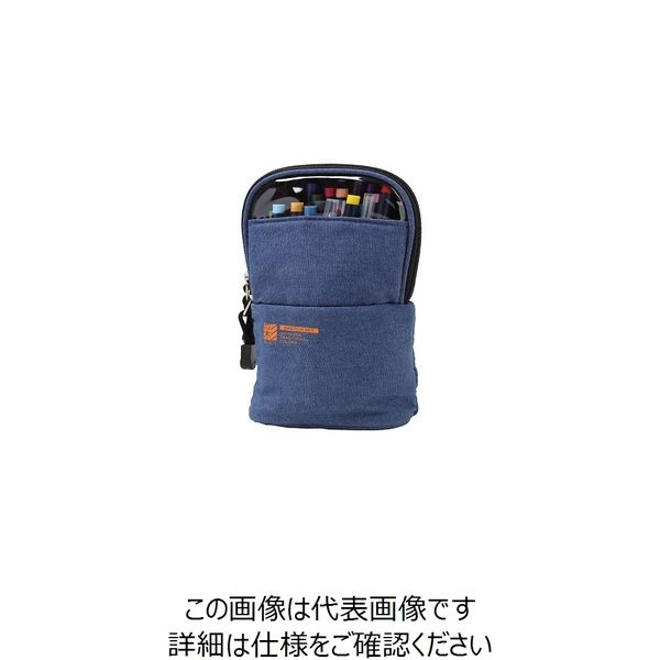 あかしや スケッチセット 水筆ペン入り(彩) デニム CA551S-DE 1セット 7-8935-01（直送品）