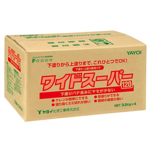 金扇紋正方膳 ヤヨイ化学工業 ワイドスーパー120(3.2Kg×4) 276231 1個（直送品