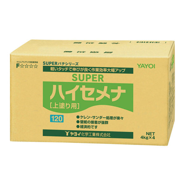 【大放出セール】 ヤヨイ化学工業 1個（直送品 278231 SUPERハイセメナ120(4Kg×4) 補修材