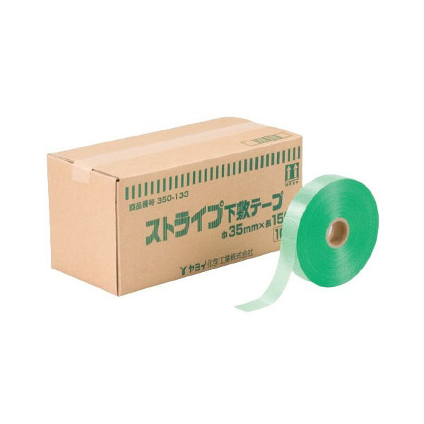 ヤヨイ化学工業 ストライプ下敷テープ　３５ｍｍ×１５０ｍ 350133 1個（直送品）