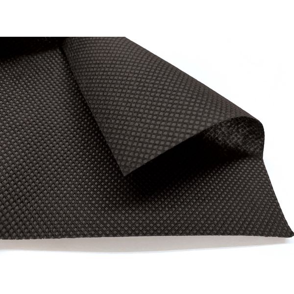 PP不織布原反ロール　160cm巾×10M（メートル）巻　黒 90010634 1セット（6本） 丸玉工業（直送品）