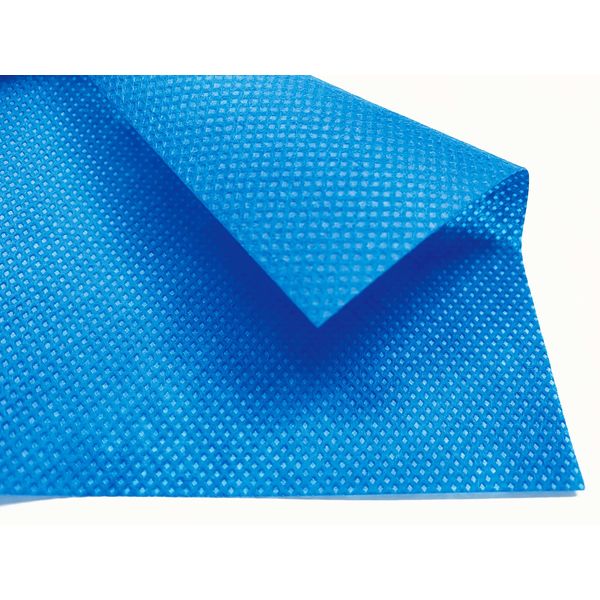 PP不織布原反ロール　160cm巾×10M（メートル）巻　ライトブルー 90010637 1セット（6本） 丸玉工業（直送品）