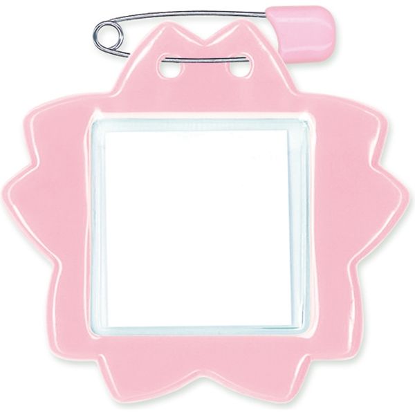 共栄プラスチック 桜型名札 ピンク 1セット（30枚：10枚×3袋） C-7-10-P