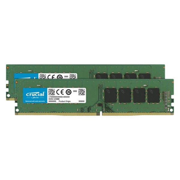 デスクトップ向増設メモリ 16GB DDR4-3200 クルーシャル マイクロン （8GBx2）（PC4-25600） CT2K8G4DFRA32A  1台
