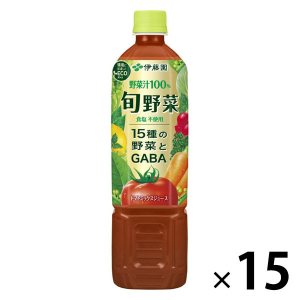 伊藤園 旬野菜 730g エコボトル 1箱（15本入）【野菜ジュース】 - アスクル