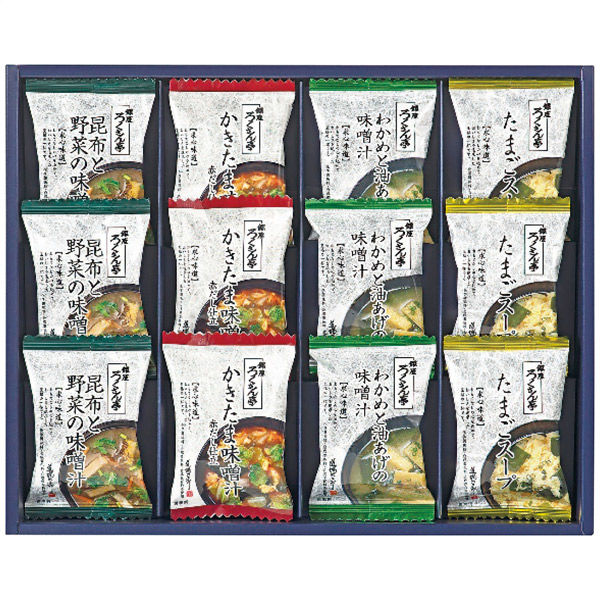 百一堂 道場六三郎 スープ・味噌汁ギフト B-C12　1個（直送品）
