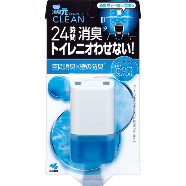 トイレの消臭元 CLEAN COMPACT トイレ用 ウォータリーサボン 消臭剤 54ml 1個 小林製薬