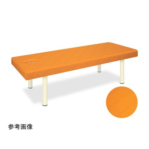 アズワン キルトDXベッド幅70×長さ170×高さ60cm オレンジ 68-9693-31 1