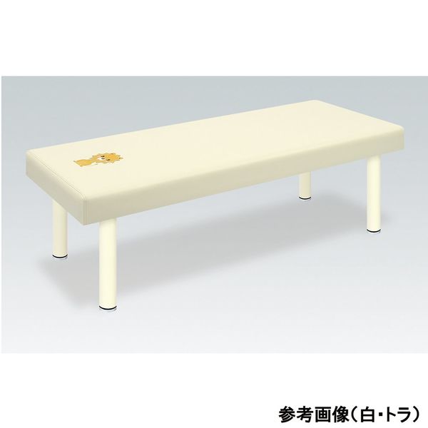 アズワン 小児用DXベッド(刺繍付き) 幅60×長さ140×高さ60cm 茶 刺繍