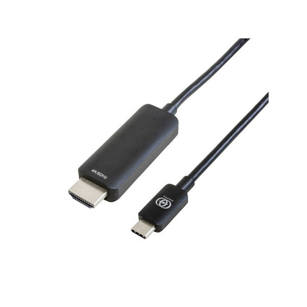 GOPPA ＵＳＢ　ＴｙｐｅーＣ→ＨＤＭＩ変換ケーブル　３．０ｍ　ブラック GP-CHD460C30/B 1本（直送品）