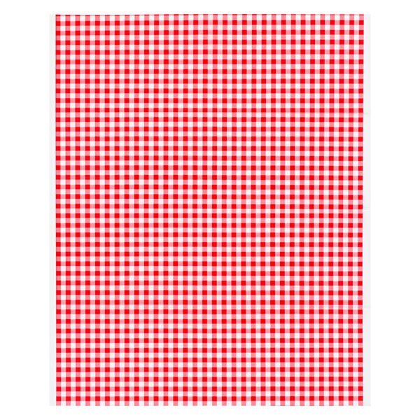 日幼 カラービニパック チェック赤 1セット（100枚：20枚×5袋）