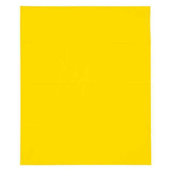 日幼 カラービニパック 黄 1セット（100枚：20枚×5袋）