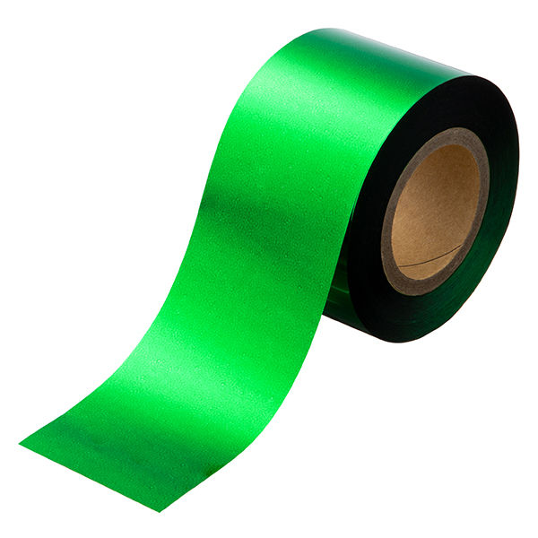 日幼 メッキテープ 幅5cm×100m巻 緑