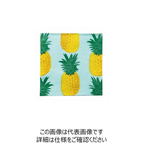 Francoise PAVIOT ナプキン 40×40 20枚入 ANANAS 954113 1セット(80枚:20枚×4セット)（直送品）