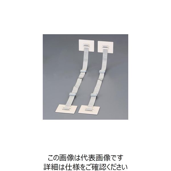 エスコ 90x70mm 転倒防止粘着プレート(2枚) EA979D-173 1セット(4枚:2枚×2パック)（直送品）