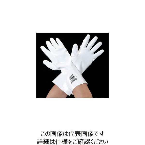 エスコ [LL/330mm] 手袋(耐薬剤・ポリウレタン・メリヤス裏) EA354BF-78 1セット(2双)（直送品）