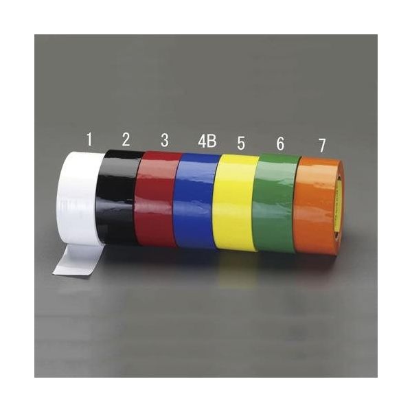 エスコ 48mmx100m OPP梱包用カラーテープ(青) EA943KC-4B 1セット(15巻)（直送品）