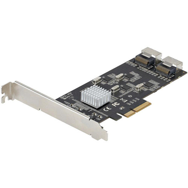 6Gbps SATA 8ポート増設 PCIe拡張カード 8P6G-PCIE-SATA-CARD 1個 StarTech.com（直送品） - アスクル