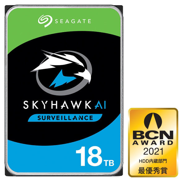 SkyHawk Ai HDD 3.5inch SATA 6Gb/s 18TB 7200RPM 256MB ST18000VE002（直送品）