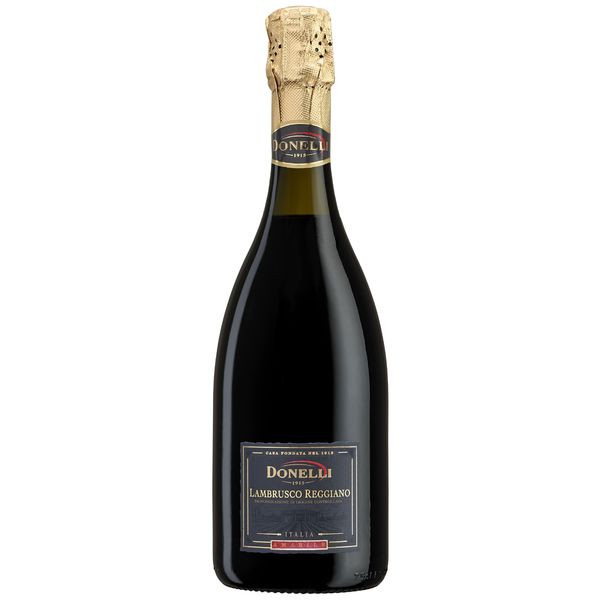 ワイン　ドネリ　ランブルスコ・レッジャーノ・アマービレ　750ml　赤フリッツァンテ　ライトボディ　甘口　イタリア　モンテ物産  スパークリングワイン