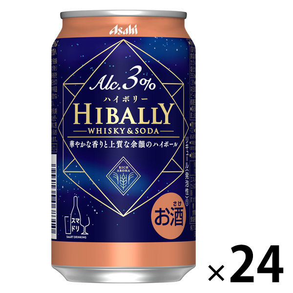 公式通販 - 人気アイテム多数 ハイボール アサヒ 1ケース 350ml 3％ アルコール ハイボリー ビール・発泡酒