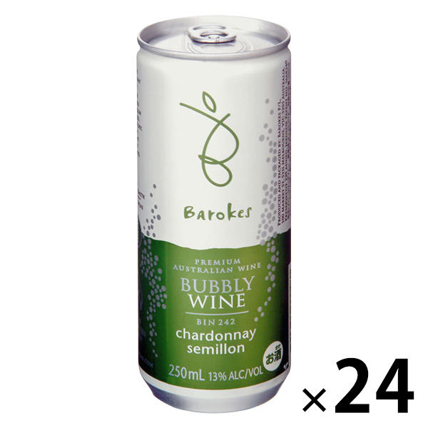 バロークス スパークリング 缶タイプ 白ワイン 250ml×24缶