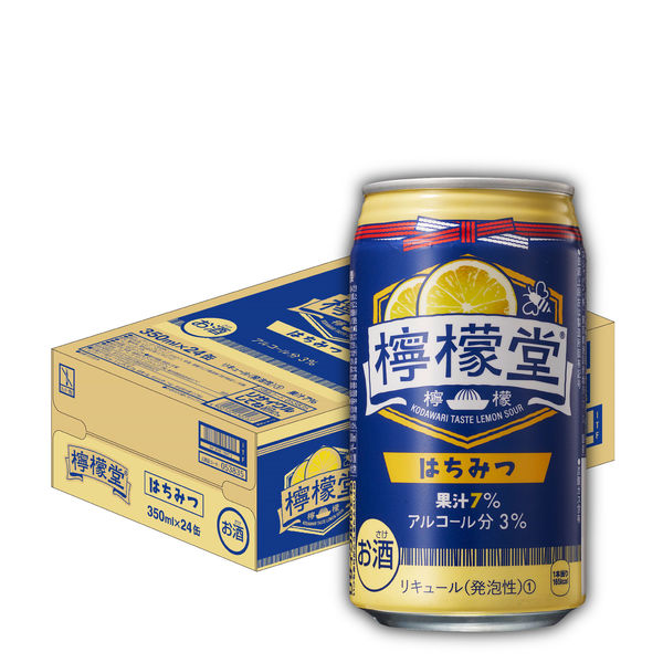 チューハイ 檸檬堂 はちみつ 350ml 1ケース(24本) 缶チューハイ レモン 