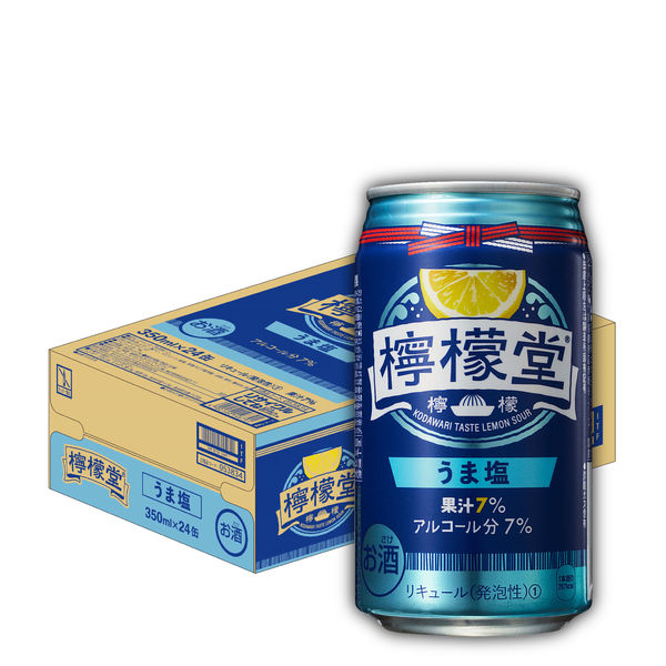 チューハイ　酎ハイ　サワー　檸檬堂　うま塩レモン　350ml　1ケース(24本)