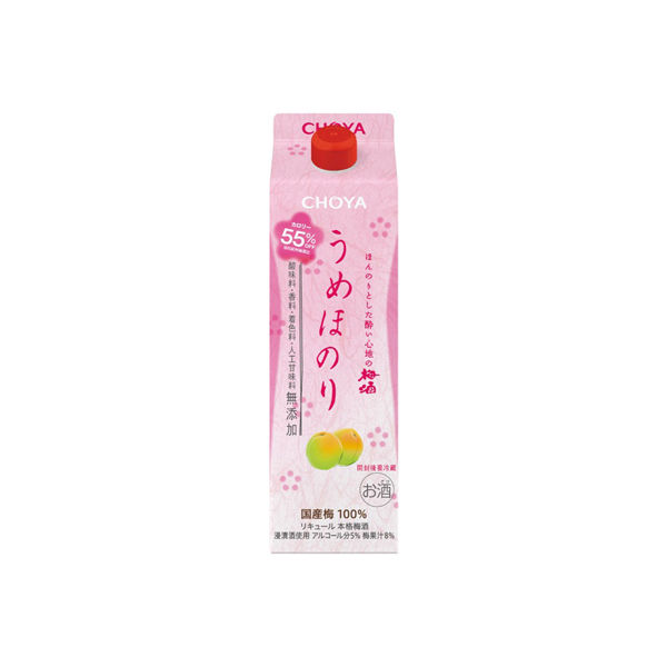 チョーヤ梅酒 チョーヤ うめほのり パック 1L 1本 - アスクル