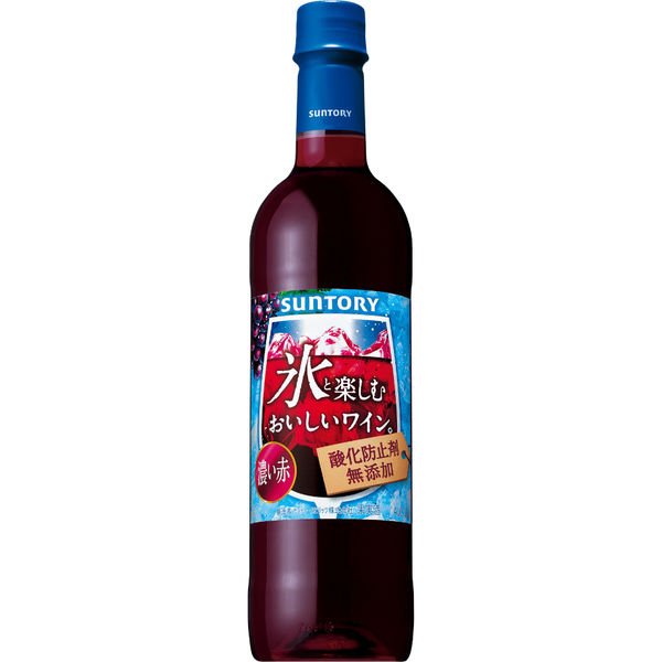 サントリー 氷と楽しむおいしいワイン。 濃い赤 720mlペット 1本  赤ワイン