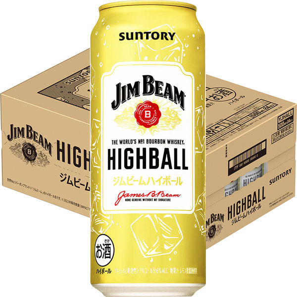 ジムビームバイボールボトル600ml ×12個-