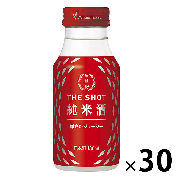 月桂冠 THE SHOT 鮮やかジューシー〈純米〉180ml 1箱（30本入） アスクル