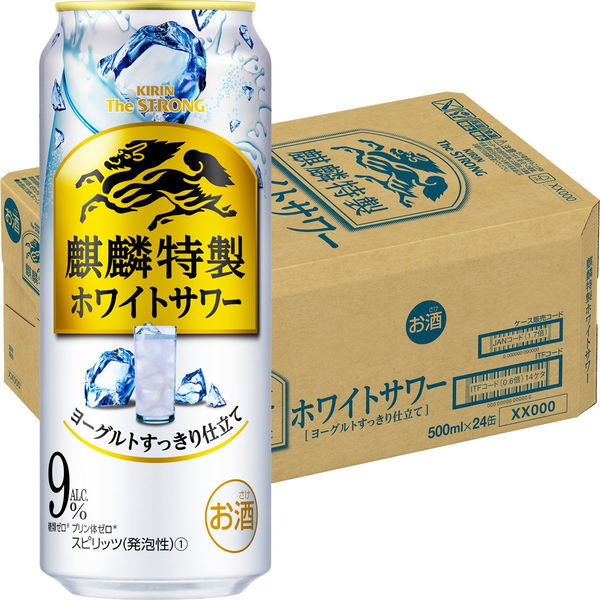 チューハイ　キリン・ザ・ストロング　麒麟特製　ホワイトサワー　500ml　１ケース(24本入)　サワー　酎ハイ