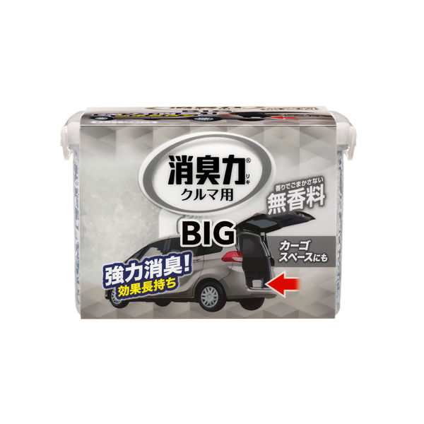 エステー クルマの消臭力 BIG 車用消臭芳香剤 無香料 4901070123728 1個（直送品）
