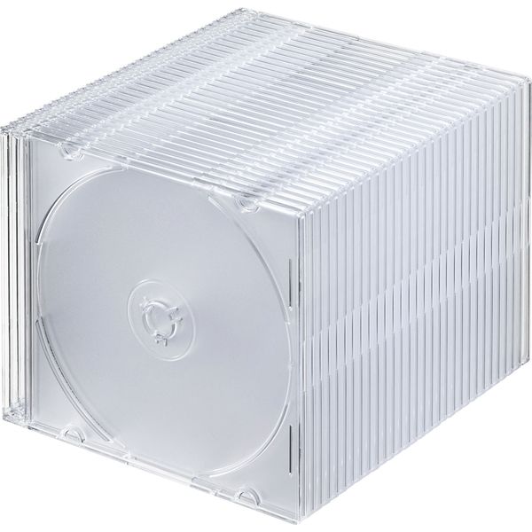 サンワサプライ Blu-ray・DVD・CDケース(10枚セット・ホワイト) FCD-PN10WN