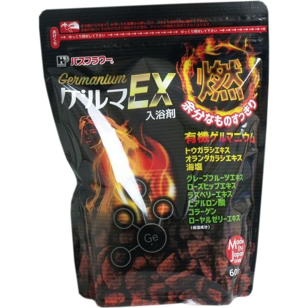 ヘルス バスフラワー ゲルマEX 入浴剤 600g×6セット 4976552039279