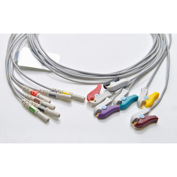 アズワン ECG電極用リード線 900mm 1個(6本組入) 8-832-03（直送品