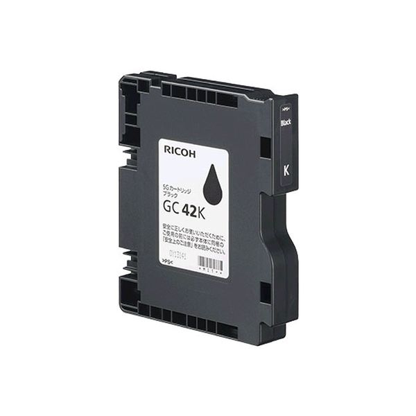 リコー（RICOH） 純正インク RICOH SGカートリッジ GC42K ブラック 515926 1本（直送品）