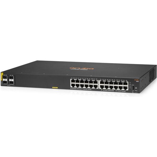 HP（ヒューレット・パッカード） ＨＰＥ　Ａｒｕｂａ　６１００　２４Ｇ　Ｃｌａｓｓ　４　４ＳＦＰ＋　Ｓｗｉｔｃｈ　ＪＰ　ｅｎ（直送品）