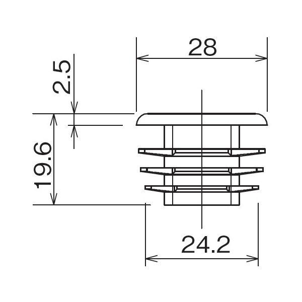 TMEHジャパン TMEHインナーキャップ（ブラック） GAP-4P-BK 1セット（5個）（直送品）