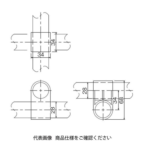 TMEHジャパン TMEHストライプパイプ用キャップ（静電ブラック） GAP-03H-E 1個（直送品）