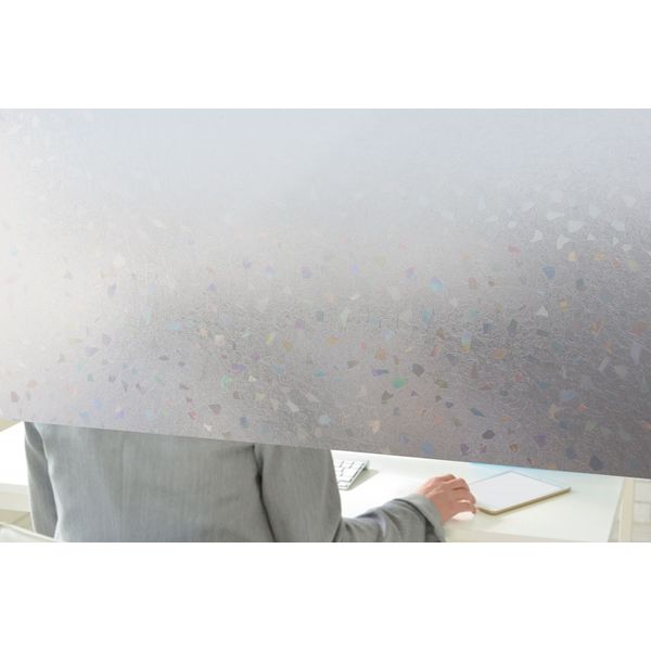 【窓ガラスフィルム】明和グラビア Low-E複層ガラス対応窓飾りシート GHC-9207　92cm丈×90cm巻 1セット(8本入)（直送品）