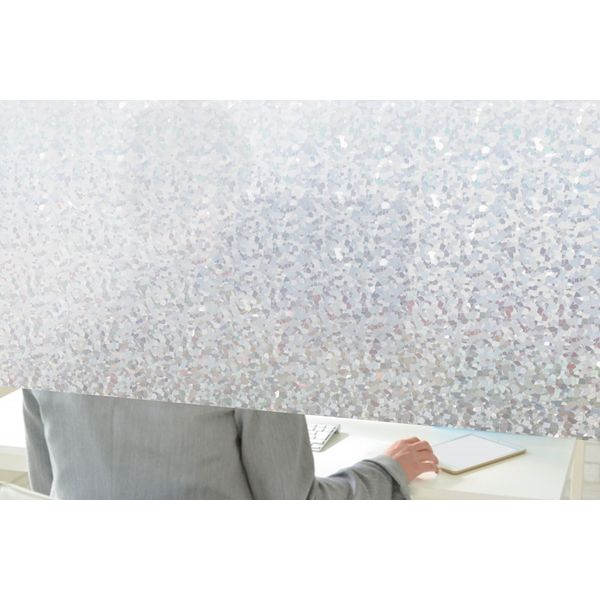 【窓ガラスフィルム】明和グラビア Low-E複層ガラス対応窓飾りシート GHC-9212　92cm丈×90cm巻 1セット(8本入)（直送品）