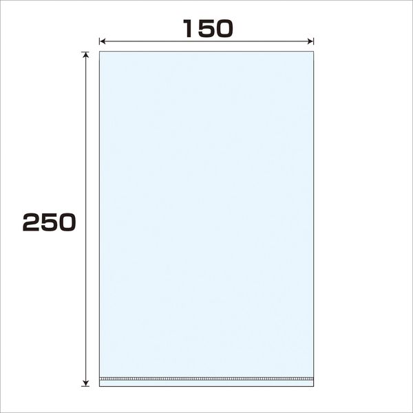 大洋社 ポリプロピレン袋(ＰＰ）厚み0.04　1000枚　幅150ｘ長さ250mm 6300007986 1セット（1000枚入）（直送品）