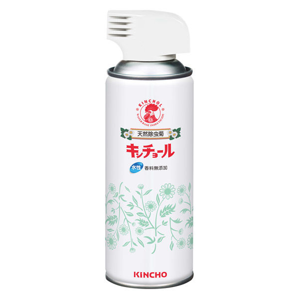 天然除虫菊 水性キンチョール 300ml スプレー 1本 香料無添加 蚊 ハエ ゴキブリ トコジラミ 駆除 殺虫剤 キンチョウ　金鳥